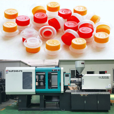 उच्च गुणवत्ता और आउटपुट के साथ प्लास्टिक रंगीन बोतल कैप इंजेक्शन मोल्डिंग मशीन